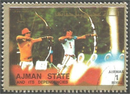 116 Ajman Tir Arc Flèche Archery Bow Arch Tiro Arco Bogenschiessen MNH ** Neuf SC (AJM-154) - Bogenschiessen