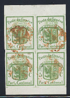O SUISSE - 1843-1852 Timbres Cantonaux Et  Fédéraux