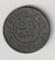 BELGIQUE 25 C 1915 - 25 Cents