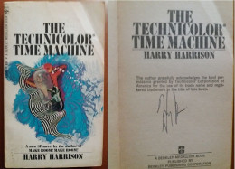 C1 Harry HARRISON The TECHNICOLOR TIME MACHINE Berkley 1968 Envoi DEDICACE Signed  Port Inclus France - Ciencia Ficción