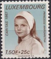 1967 Luxemburg Princess Margaretha (*1957) ** Mi:LU 760, Sn:LU B259, Yt:LU 711, Sg:LU 810 - Nuevos