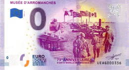 Billet Touristique - 0 Euro - France - Musée D'Arromanches (2019-2) - Pruebas Privadas