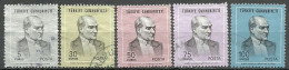 Turkey; 1970 Regular Issue Stamps (Complete Set) - Gebruikt