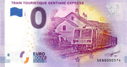 Billet Touristique - 0 Euro - France - Train Touristique Gentiane Express (2020-1) - Pruebas Privadas