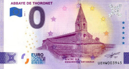 Billet Touristique - 0 Euro - France - Abbaye De Thoronet (2022-1) - Pruebas Privadas