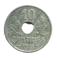 FRANCE 10 CENTIMES 1941 TYPE ETAT FRANCAIS GRAND MODULE  (B07 10) - 10 Centimes