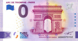 Billet Touristique - 0 Euro - France - Arc De Triomphe - Paris (2024-2) - Pruebas Privadas
