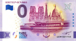 Billet Touristique - 0 Euro - France - Vedettes De Paris  (2024-3) - Pruebas Privadas
