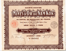 MINES D'OR De NAM KOK - Azië