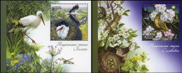 Ukraine 2019 Europa CEPT National Birds Set Of 2 Limited Edition Blocks MNH - Kraanvogels En Kraanvogelachtigen