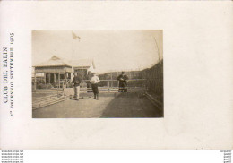 CARTE PHOTO NON SITUÉE  CLUB DEL BALIN 1° Decennio Settembre 1905  ( Genre Boules Lyonnaises ) Portugal ????? - Pétanque