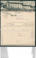 MANUFACTURE DU BOUCHON RÉCLAME à PERPIGNAN ........  FACTURE DE 1940 - Chemist's (drugstore) & Perfumery