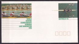 AUSTRALIA.1990/Lake Barrington, World Rowing Championships Tasmania/illustrated PS Envelope. - Lettres & Documents