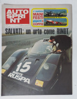 62143 Autosprint A. XI N. 46 1971 - Salvati: Un Urto Come Rindt - No Manifesto - Motores