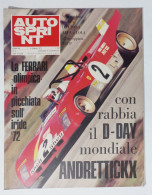 62154 Autosprint A. XII N. 6 1972 - Ferrari Olimpica In Picchiata Sull'iride 72 - Motores