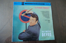 Disque 25 CM - Raymond Devos - "le Français Conscient" - Philips B 76.496 R - France 1959 - Humor, Cabaret