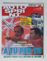 62994 Autosprint A.XXX N.23 1990 - Record Prost - Ron Dennis Cesare Fiorio - Motores