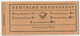 BRD Deutschland Germany Mi.MH4Y Markenheftchen Booklet MNH / ** 1960 (Postgebühren Stand 1.11.1959) - 1951-1970