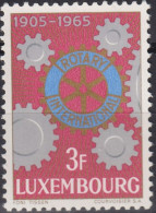 1965 Luxemburg 60th Anniversary Of The Rotary International **  Mi:LU 709, Sn:LU 417, Yt:LU 668, Sg:LU 756 - Nuevos