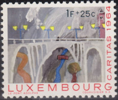1964 Luxemburg Drawing "Grand Duke Adolphe Bridge" (1+0.25 Fr.) **  Mi:LU 704, Sn:LU B241, Yt:LU 655, Sg:LU 751 - Nuevos