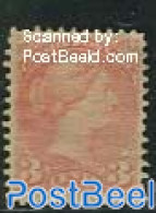 Canada 1870 3c, Rosared, Perf. 12, Unused Without Gum, Short Perf. On Bottom, Unused (hinged) - Ongebruikt