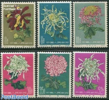 China People’s Republic 1960 Flowers 6v, Mint NH, Nature - Flowers & Plants - Unused Stamps