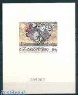 Czechoslovkia 1986 International Brigade Spain, Special Sheet, Mint NH, Art - Modern Art (1850-present) - Other & Unclassified