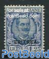 Eritrea 1926 1.25L, Stamp Out Of Set, Unused (hinged) - Eritrea