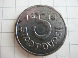 Duren 5 Pfennig 1918 - Andere & Zonder Classificatie