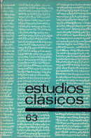 Estudios Clásicos Tomo XV No. 63. 1971. Organo De La Sociedad Española De Estudios Clásicos - Zonder Classificatie
