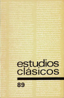Estudios Clásicos Tomo XXVII No. 89. 1985. Organo De La Sociedad Española De Estudios Clásicos - Zonder Classificatie