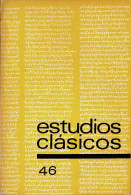 Estudios Clásicos Tomo IX No. 46. 1965. Organo De La Sociedad Española De Estudios Clásicos - Zonder Classificatie