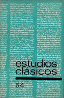 Estudios Clásicos Tomo XII No. 54. 1968. Organo De La Sociedad Española De Estudios Clásicos - Zonder Classificatie