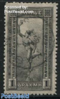 Greece 1901 1Dr, Stamp Out Of Set, Unused (hinged), Art - Sculpture - Oblitérés