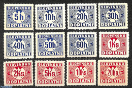 Slovakia 1939 Postage Due 12v, Mint NH - Altri & Non Classificati