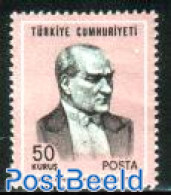 Türkiye 1971 DEFINITIVE 1V, Mint NH, History - Politicians - Other & Unclassified