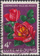 1956 Luxemburg Red Roses (Rosa Hybr.)  ⵙ Mi:LU 550, Sn:LU 313, Yt:LU 509, Sg:LU 604, AFA:LU 546 - Oblitérés