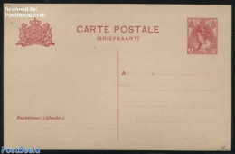 Netherlands 1909 Postcard 5c, Long Dividing Line, Unused Postal Stationary - Cartas & Documentos
