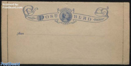Netherlands 1894 Card Letter (Postblad) 5c Ultramarin, Wilhelmina, Unused Postal Stationary - Cartas & Documentos