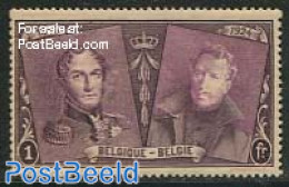 Belgium 1925 1Fr, Stamp Out Of Set, Mint NH - Ungebraucht