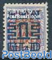 Netherlands 1923 1gld, Perf. 11.5:11, Stamp Out Of Set, Unused (hinged) - Ongebruikt