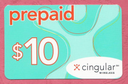 USA- Cingular Wireless- Prepaid Phone Card Used By 10 Euros- Exp. 05.01.2004- - Sonstige & Ohne Zuordnung