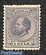 Netherlands 1872 1gld, Stamp Out Of Set, Unused (hinged) - Unused Stamps