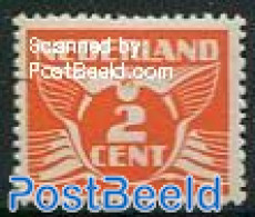 Netherlands 1924 2c, Without WM, Stamp Out Of Set, Mint NH - Nuevos