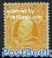 New Zealand 1912 Definitive 4p Yellow 1v, Unused (hinged) - Ongebruikt