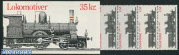 Denmark 1991 Locomotive Booklet, Mint NH, Transport - Stamp Booklets - Railways - Nuevos