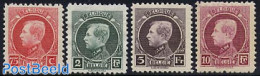 Belgium 1922 Definitives 4v, King Albert I, Mint NH - Ungebraucht