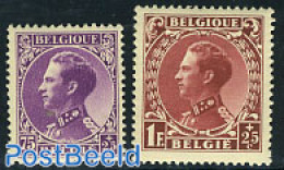 Belgium 1934 War Disabled 2v, Unused (hinged), Health - History - Disabled Persons - World War I - Ungebraucht