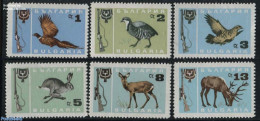 Bulgaria 1967 Hunting 6v, Mint NH, Nature - Various - Animals (others & Mixed) - Birds - Deer - Hunting - Poultry - Ra.. - Ungebraucht