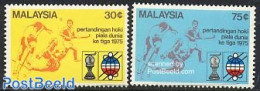 Malaysia 1975 Hockey Championship 2v, Mint NH, Sport - Hockey - Sport (other And Mixed) - Hockey (su Erba)